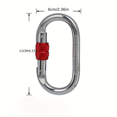 Heavy Duty Mountaineering Buckle for Secure Yoga Hammock Hanging