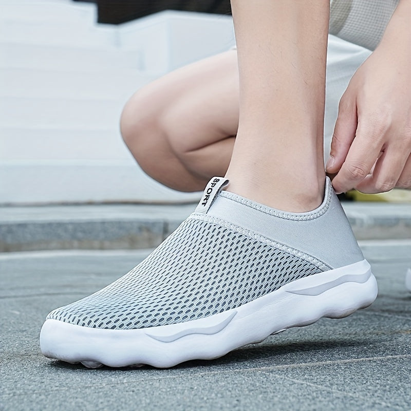 Women's Breathable Mesh Sneakers Lightweight Slip On Shoes