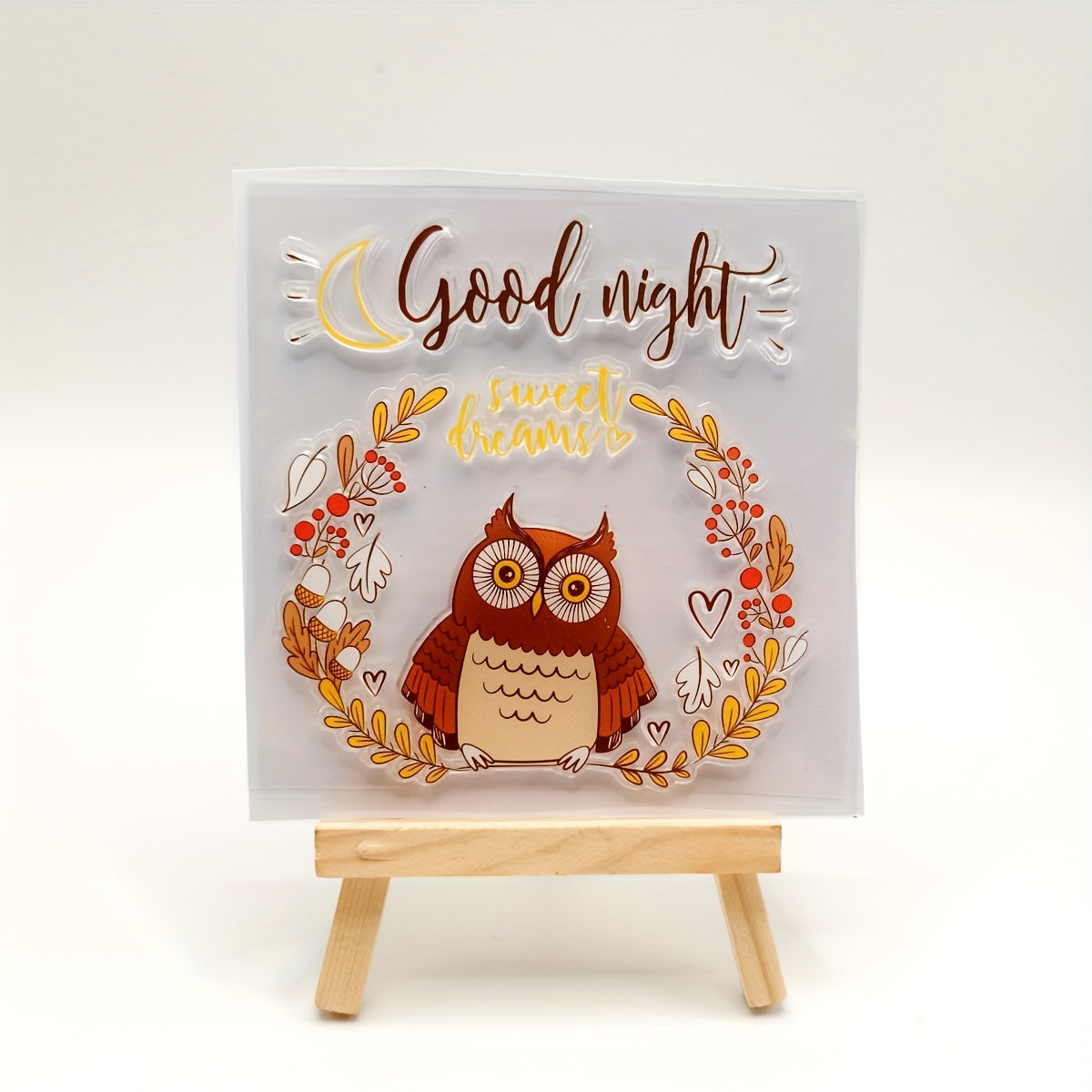 1pc Animal Owl DIY Cartoon Decoration Painting Tool Silicone Seal