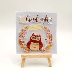 1pc Animal Owl DIY Cartoon Decoration Painting Tool Silicone Seal
