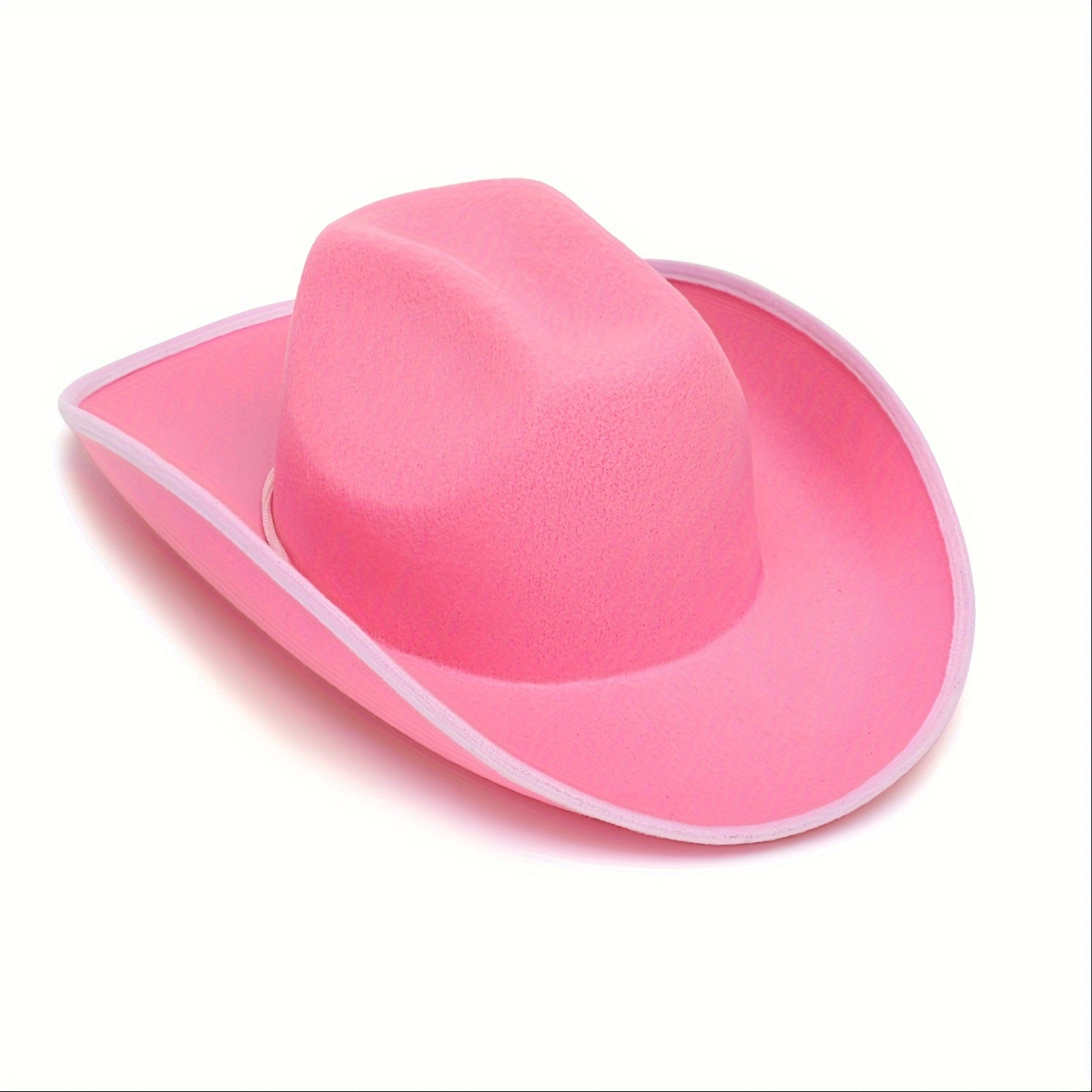 Pink Brown Cowboy Hat Dress Up Costume Clothes Pretend Play Party Favors