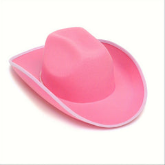 Pink Brown Cowboy Hat Dress Up Costume Clothes Pretend Play Party Favors