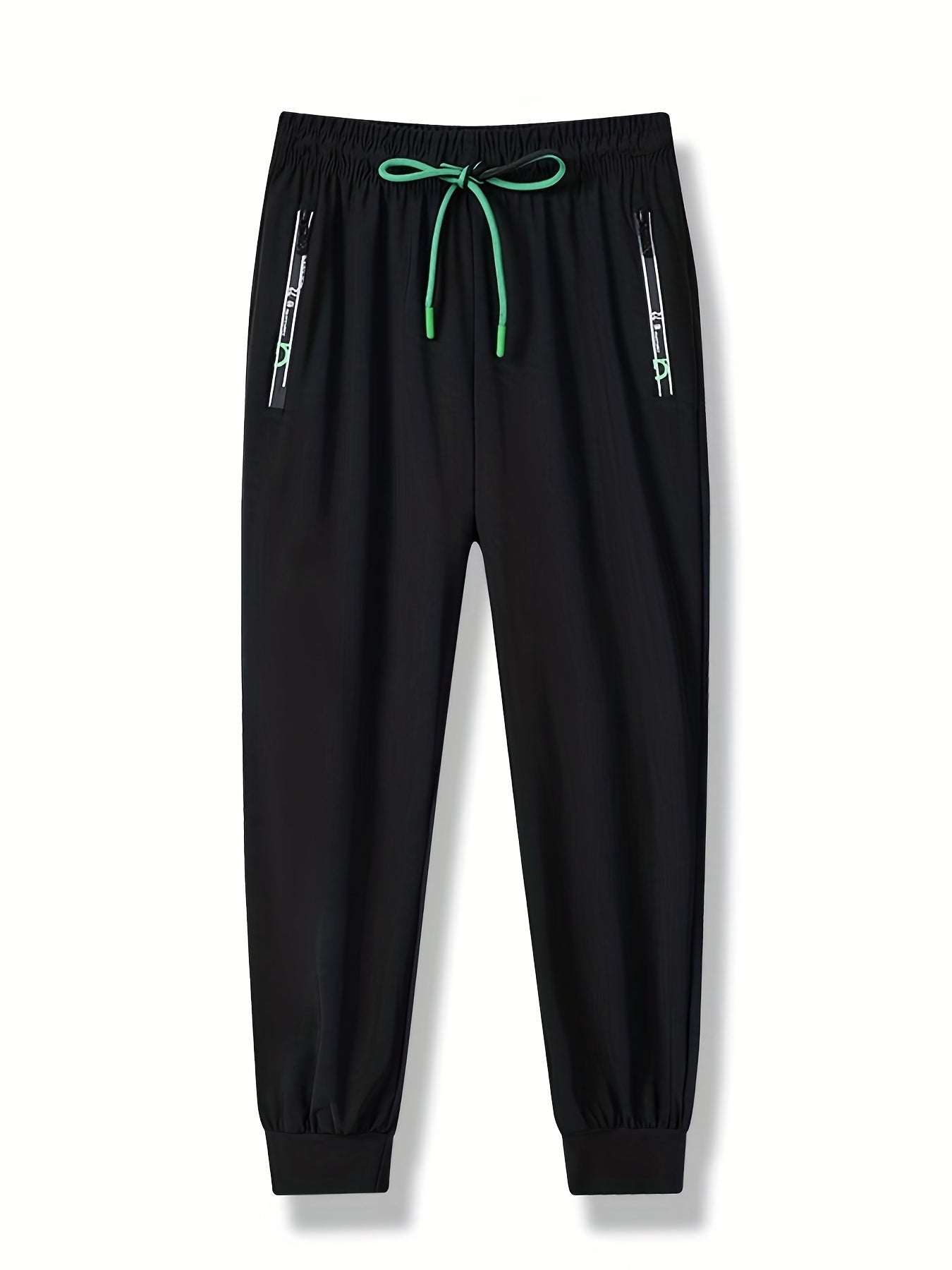 Boys Letter Graphic Quick drying Trousers Drawstring Waist Thin Casual Sport Jog