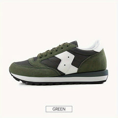Men's Vintage Running Shoes Soft Lace Up Sneakers
