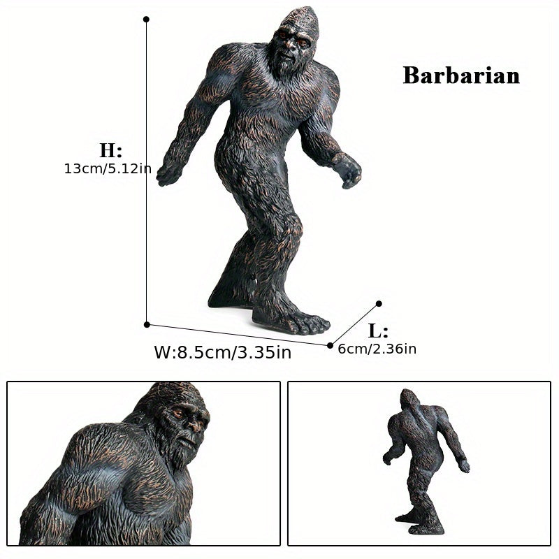 Mythology Inspired Wild Monster Wolf Man Snowman Model Toy