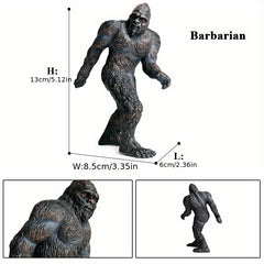 Mythology Inspired Wild Monster Wolf Man Snowman Model Toy