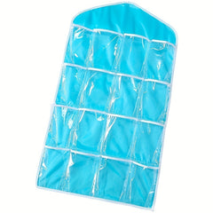 16 grid Hanging Underwear Bags Dust proof Storage Bag