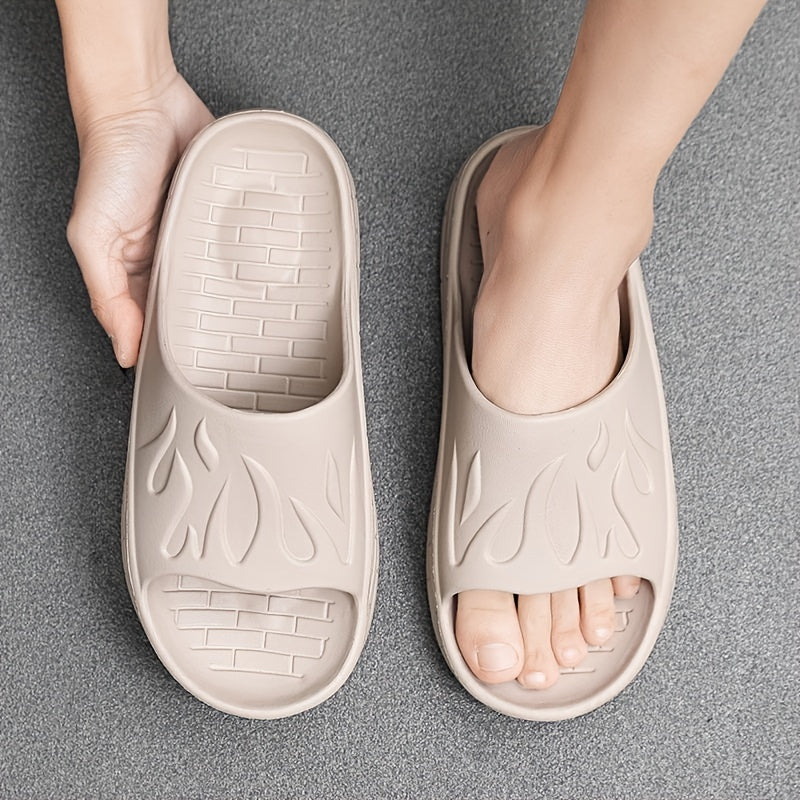 Men's Lightweight Slippers Open Toe Home Shoes Spring Summer