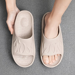 Men's Lightweight Slippers Open Toe Home Shoes Spring Summer