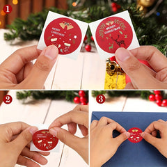 Christmas Stickers Seal Labels For Gift Packaging Envelopes