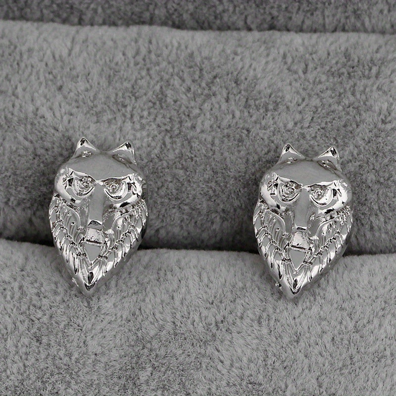 Wolf Head Cufflinks Animal Cufflinks French Shirt Clothing Cufflinks