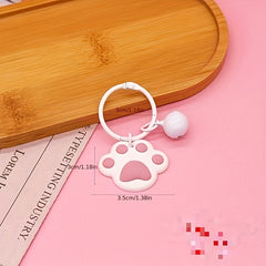 2pcs Cartoon Animal Charm Keychain Purse Backpack Bag Pendant Key Ring