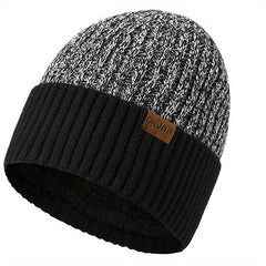 Sport Windproof Knit Beanie Hat Plus Velvet Autumn Winter Warm Ski Cold Hat