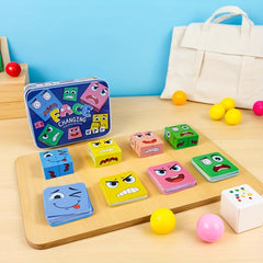 Face Changing Cube Puzzle Fun Focus Game Age 6