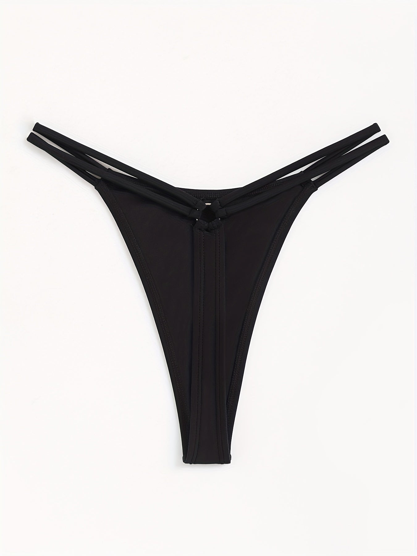 High Cut Bikini Bottom Sexy Style Low Waist Beachwear