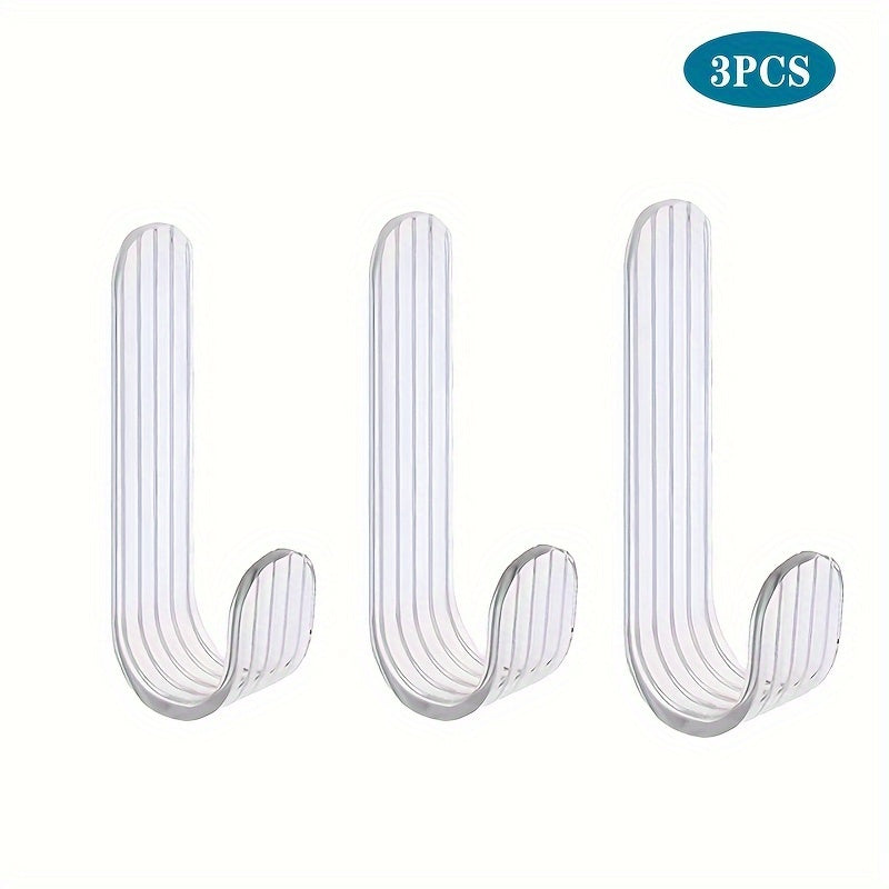 Self Adhesive Wall Hooks for Towels and Clothes - Pack of 9