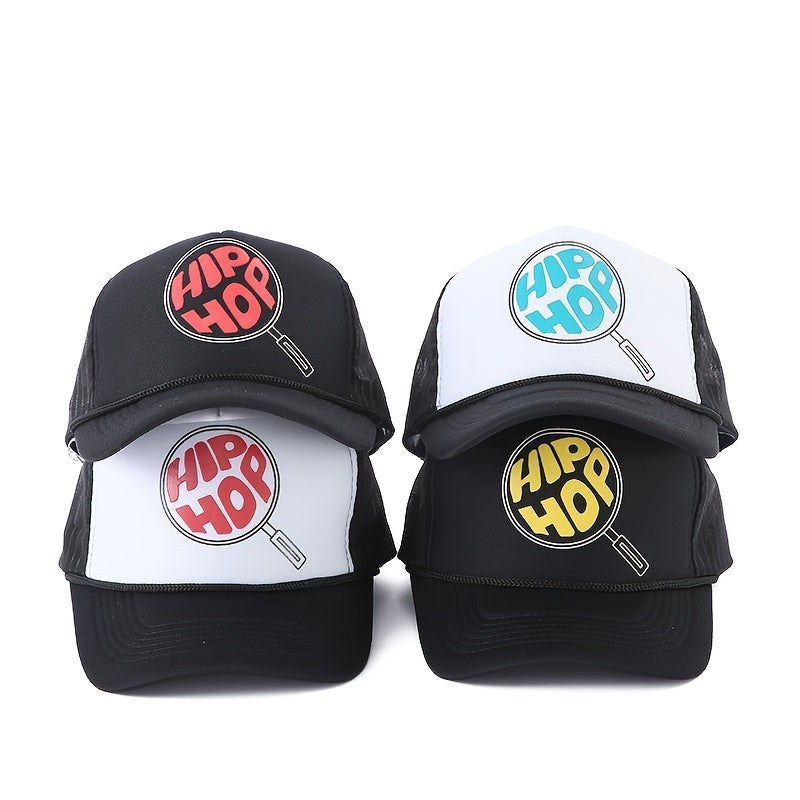 Hip Hop Graffiti Print Baseball Cap Outdoor Sunscreen Hat