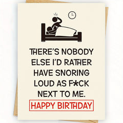 Funny Birthday Card For Him Her Husband Boyfriend Girlfriend Wife