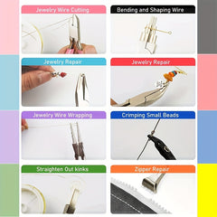 8pcs Jewellery Pliers Kit for Repairs and Crafts