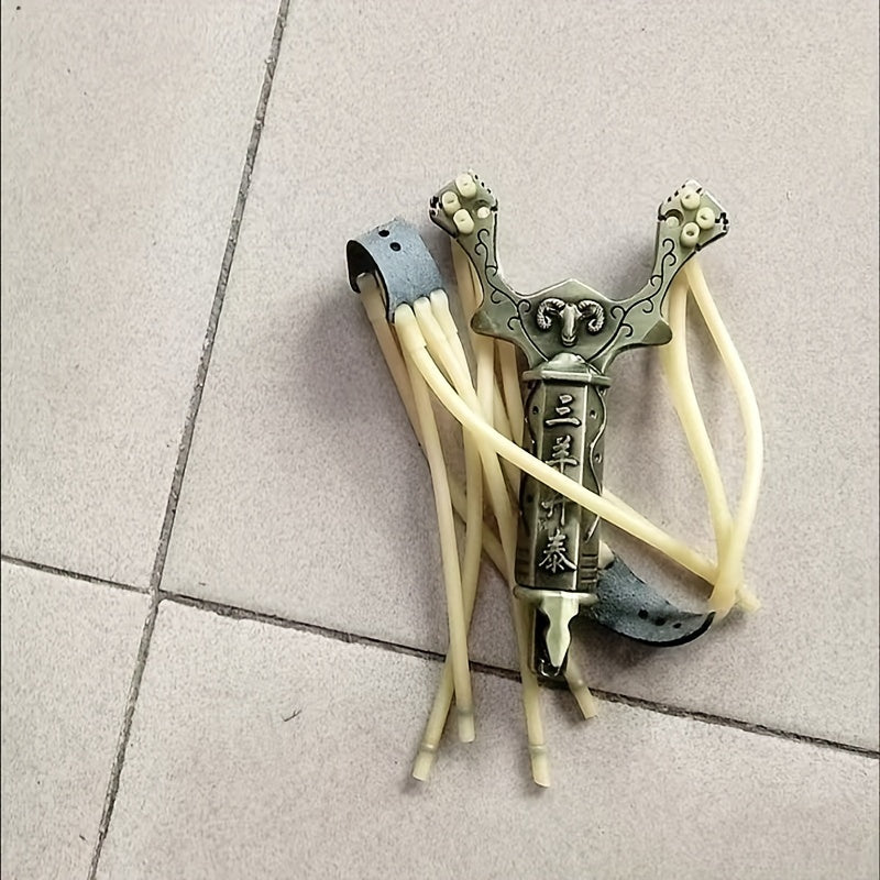 High Precision Alloy Slingshot Toy With Hallow Handle
