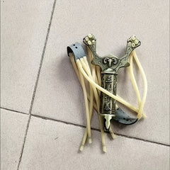 High Precision Alloy Slingshot Toy With Hallow Handle