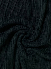 Casual Sweater Women's Plus Solid Lantern Sleeve Round Neck Jumper