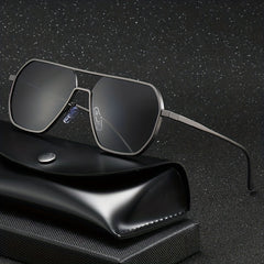 Men's Large Frame Polarized Sunglasses Classic Aluminum Magnesium Sun