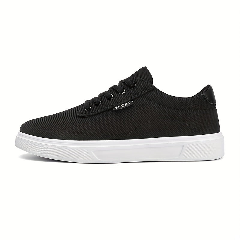 Men's Knitted Lace Up Casual Shoes Non Slip Sneakers
