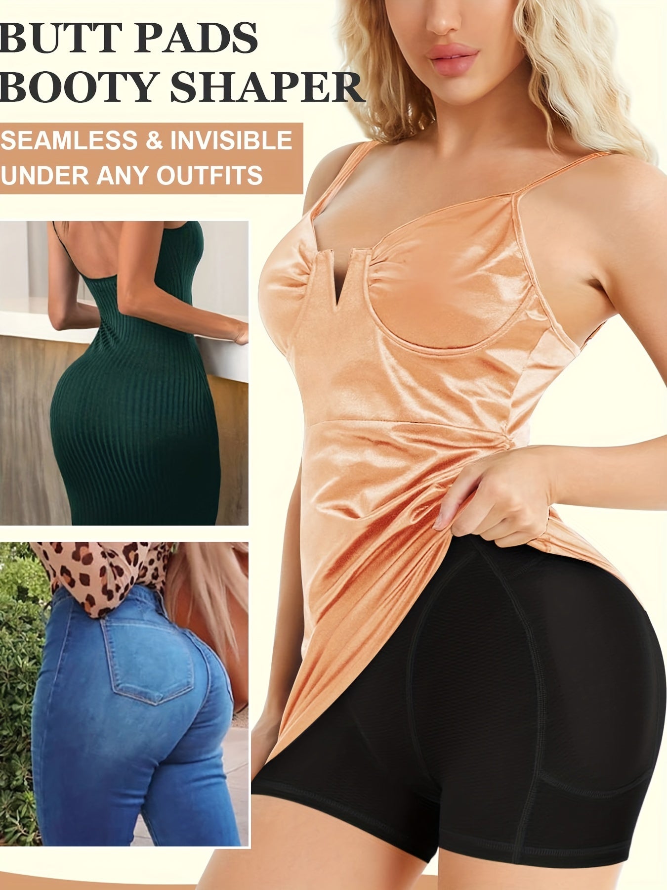 Seamless Butt Lifter Padded Shapewear Body Shaper Hip Enhancer Underwear