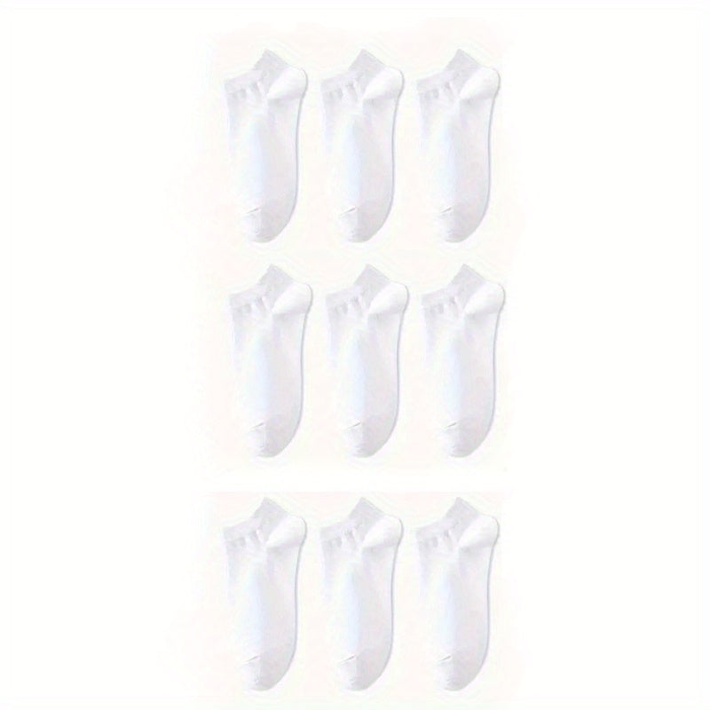 9 Pairs Soft Lightweight Ankle Socks Women's Stockings