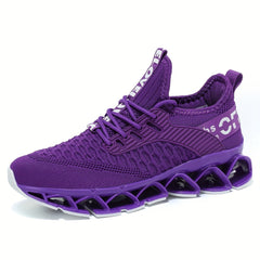 Mesh Breathable Low Top Chunky Sneakers Comfortable Solid Running Shoes