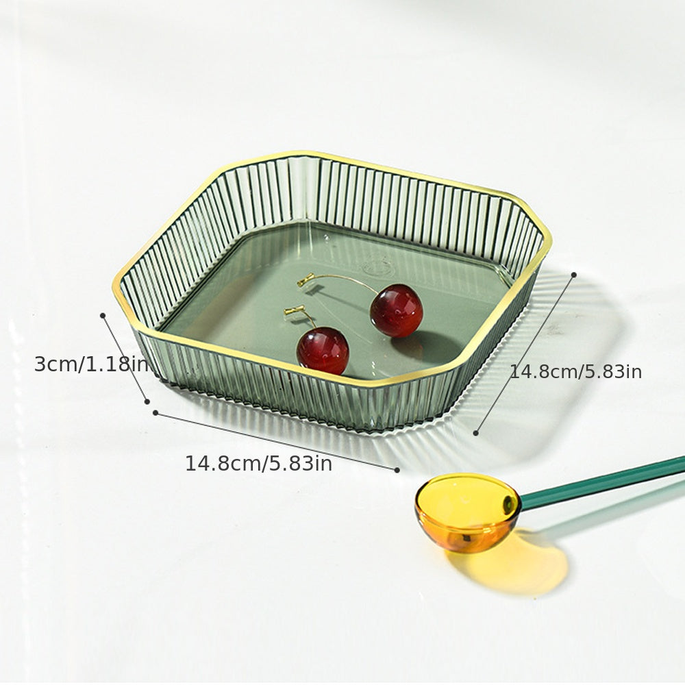 1pc Phnom Penh Tray Tea And Snack Tray Non-slip Fruit Tray