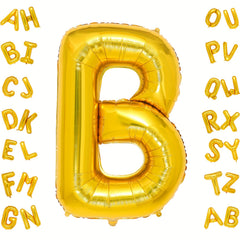 6 Cm Large Golden Letter A Balloons Foil Mylar Big Balloons for Party Supplies