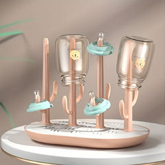 Baby Bottle Drying Rack Storage Organizer