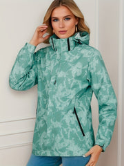 Waterproof Windproof Mountaineering Jacket with Detachable Hood
