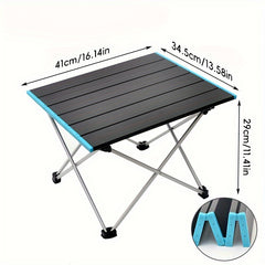 Ultralight Aluminum Folding Camping Table with Carry Bag