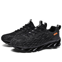 Men's Lace-up Sneakers Casual Fishscale Effect Walking Shoes