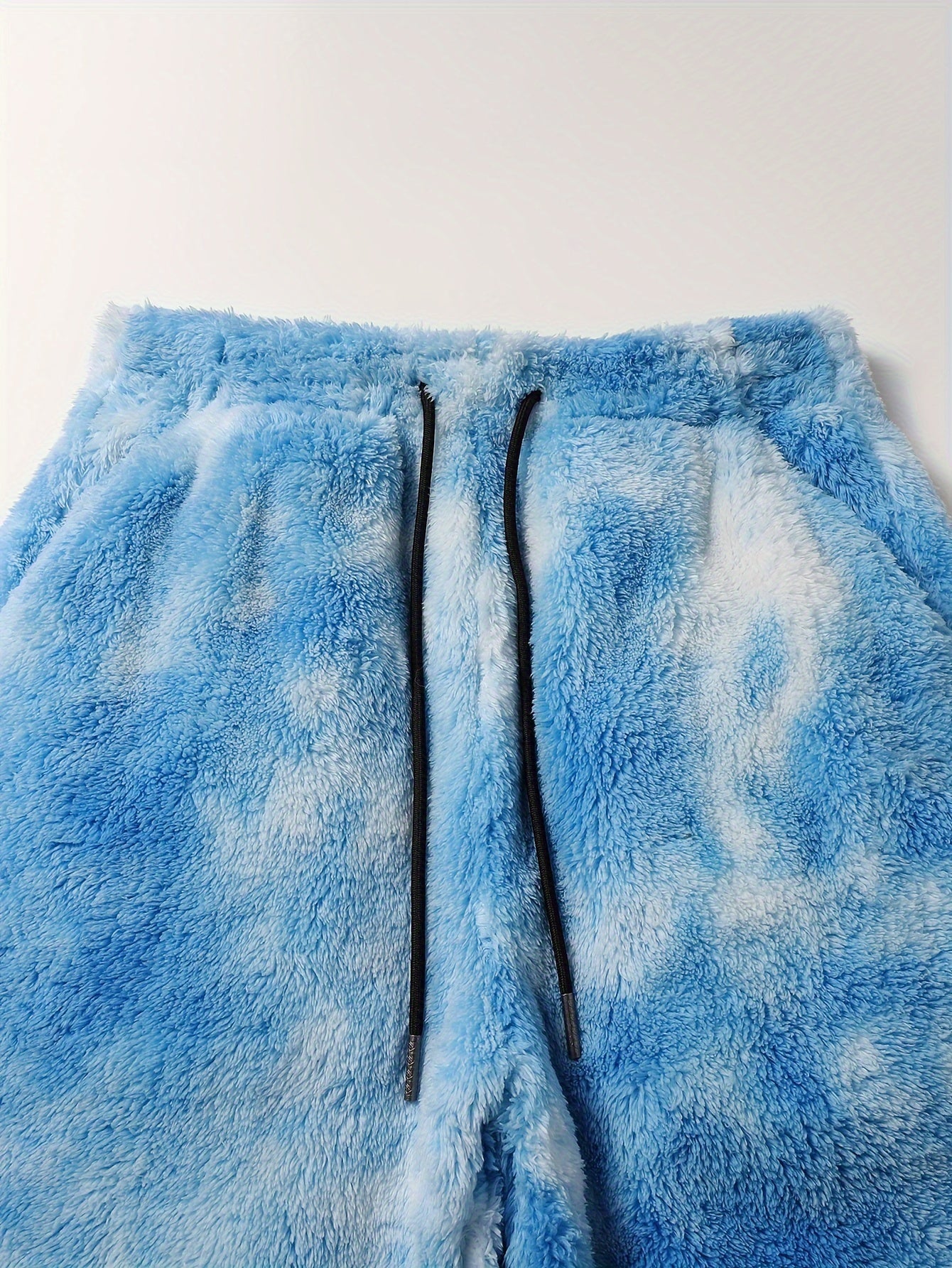 Men's Drawstring Warm Fuzzy Sweatpants Thermal Jogger Pants