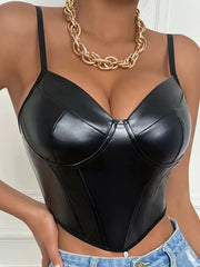 Sexy Corset Bustier Deep V Backless Cami Tank Top