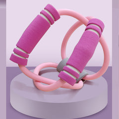 Yoga Fitness Ring with 8 Character Puller and Pulling Rope