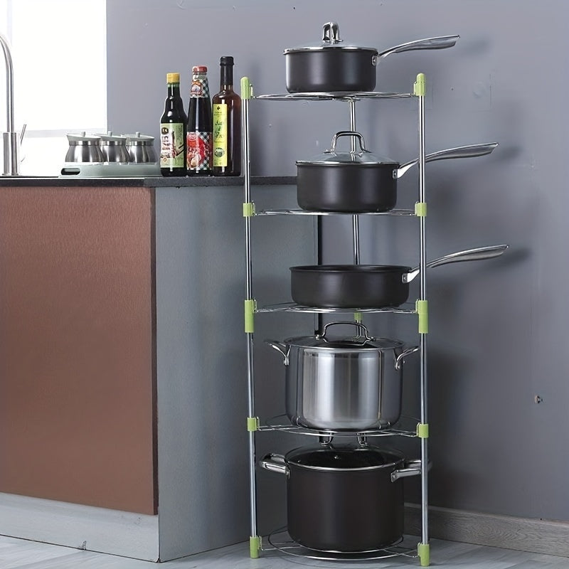 3 5 Layer Pot Pan Appliance Shelf Kitchen Pot Storage Rack