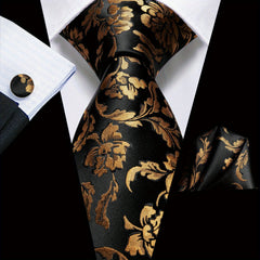 Hi Tie Men's Business Necktie Extra Long Hanky Cufflinks