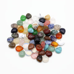 30pcs Natural Semi precious Stone Beads Drop Shaped Loose Beads