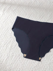 6 Pack Plus Size Panties Set Women's Plus Seamless Cooling Fabric Briefs