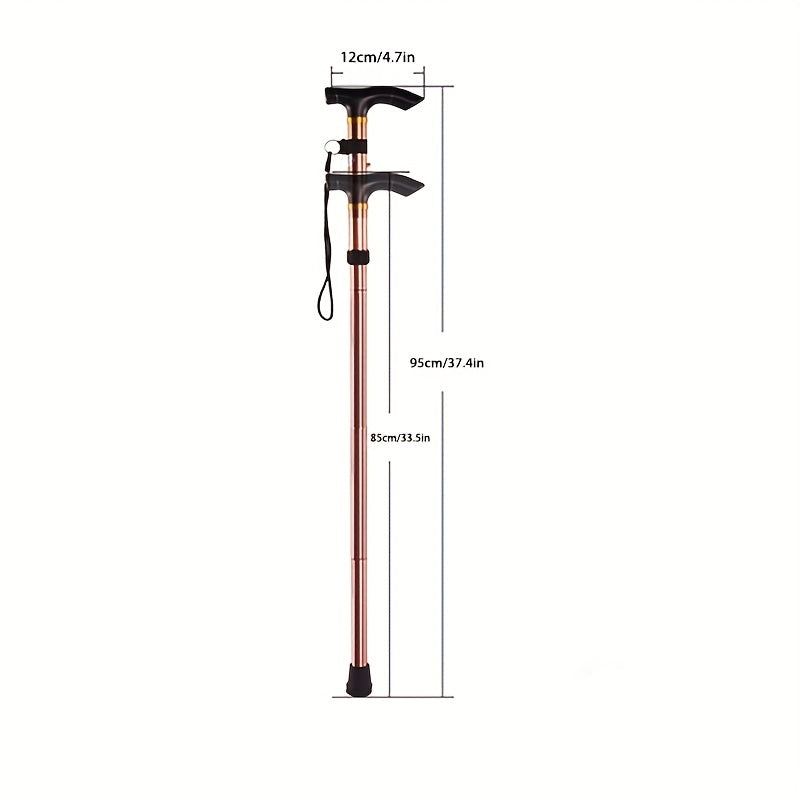 Folding Trekking Pole Telescopic Walking Cane for Outdoor Travel Climbing