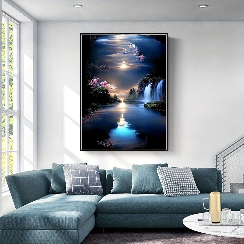 Night Scenery Diamond Painting Kit for Living Room Bedroom Study