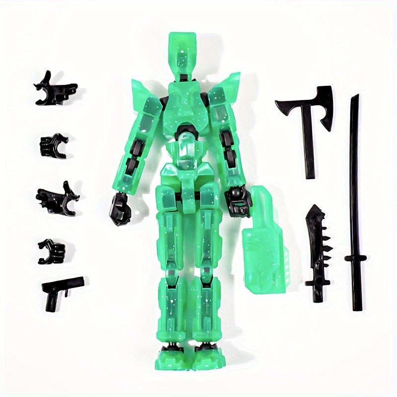 Mecha Joint Action Figure Lucky Joint Set Assembly Doll Transparent Toy