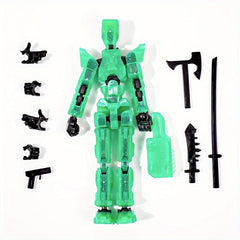 Mecha Joint Action Figure Lucky Joint Set Assembly Doll Transparent Toy