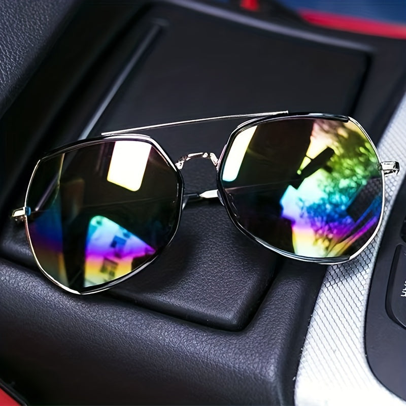 Men's Large Frame Sunglasses Unisex Driving Glasses