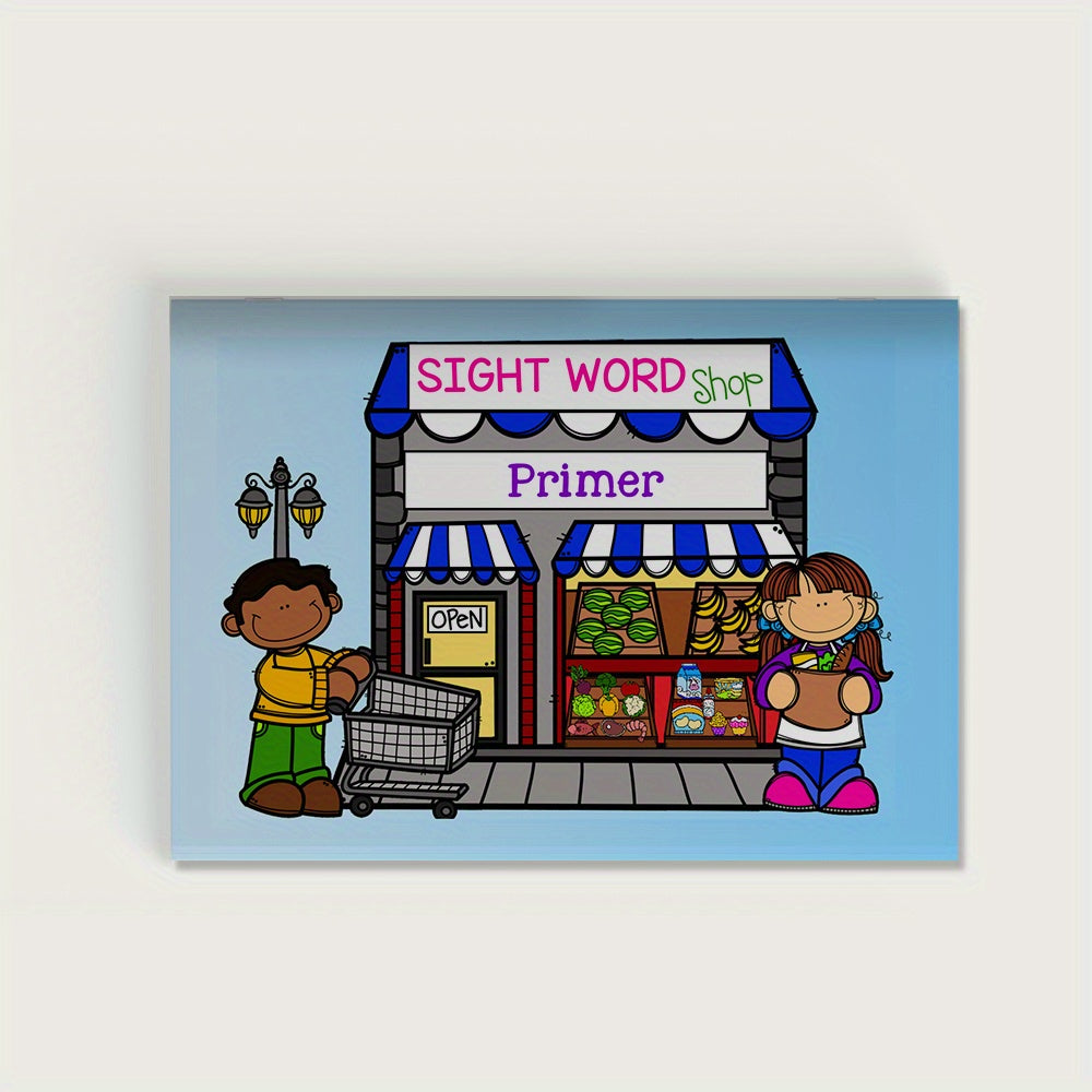 Pre KERAMics Sight Word Learning Flashcards Set for Youngsters & First Graders